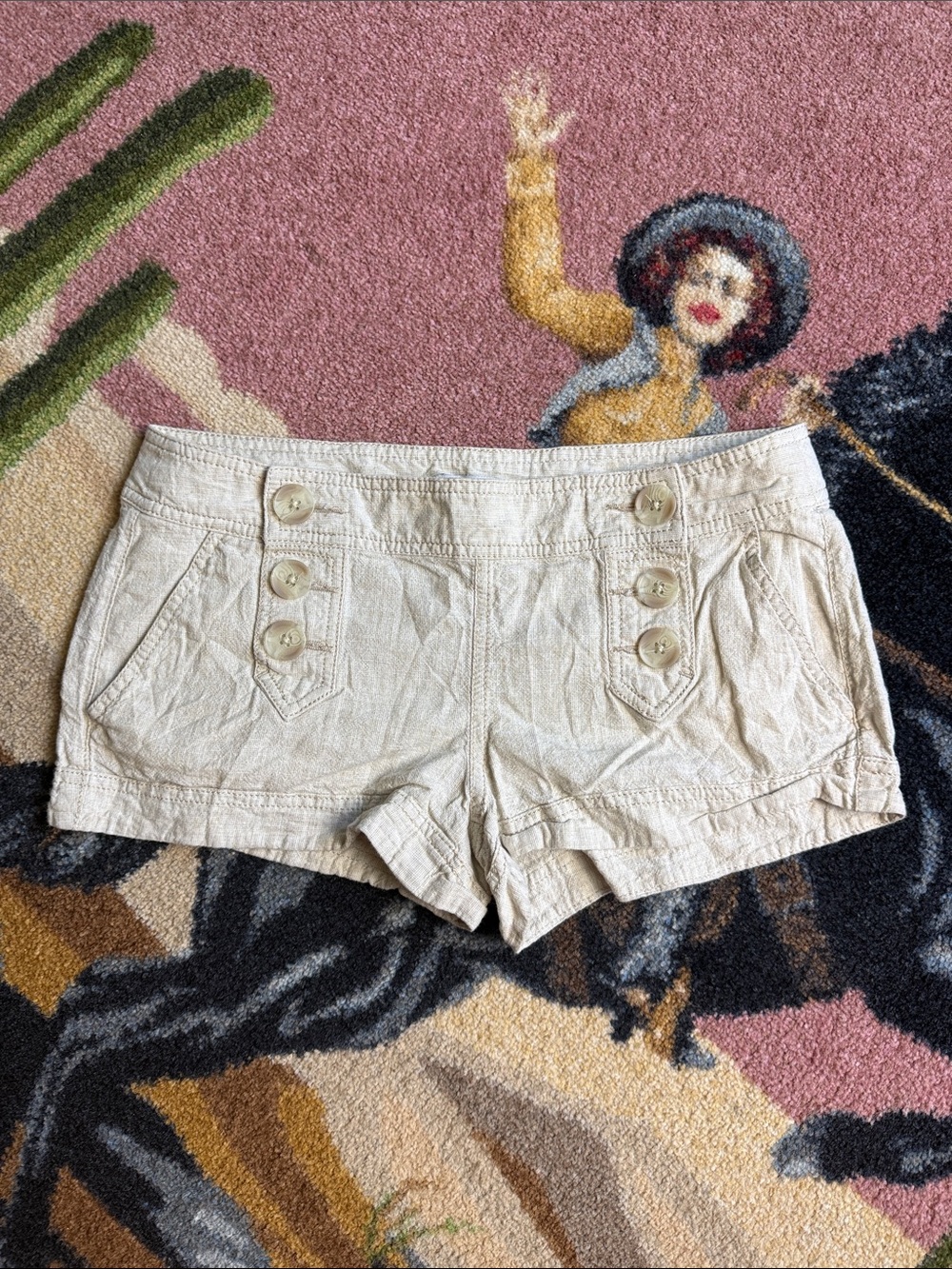 Y2K VINTAGE MINI SHORTS LOW RISE